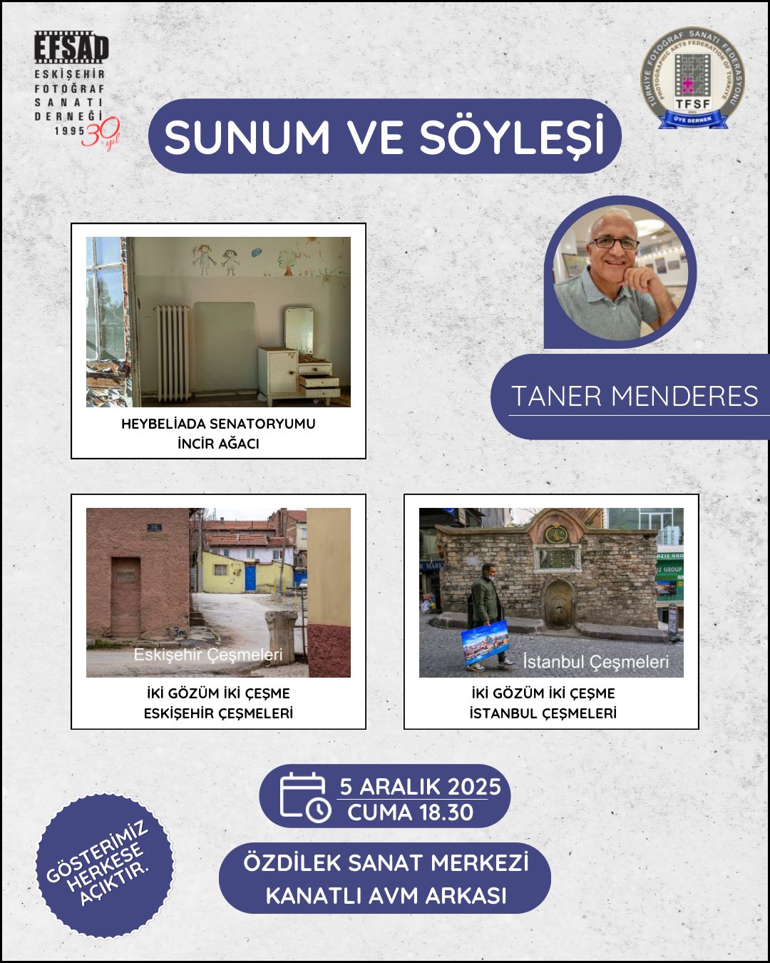 Taner Menderes Fotoğraf Sunumu 05.12.2025